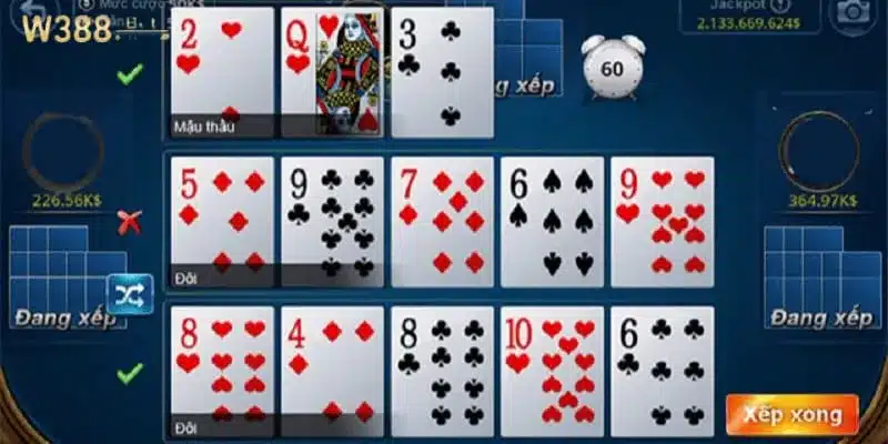 Phương pháp chơi Mậu Binh W388 hiệu quả cao